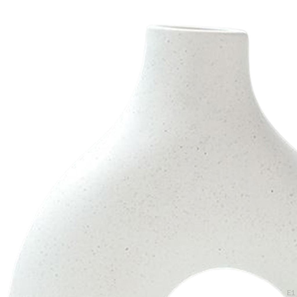 Vase, Creative Collec Pot Ornament Art Porcelain Floral Arrangement Hollow Out Ceramic Vase for