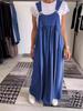 2025 Summer Women's Cotton Linen Camisole Maxi Dress