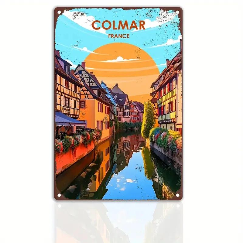 Retro Metal Sign Travel The World VENICE CANADA TORONTO  Vintage Poster Home Bar Room Pub Cafe Club Hotel Wall Decor Plate