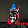 Hand Painted Nuo Operas Mask Masquerade Mask Party Mask Aesthetic Mask for Temple Halloween Christmas Cosplay Unisex