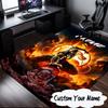 Custom Name Thunderous Warrior's Kombat Carpet, Chair Rug,Area Rug for Office Bedroom Living Rooms Bedroom, Doormat Decor Christmas Fan Gifts