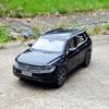 W201:32 Volkswagens Tiguan L SUV Alloy Car Model Diecasts Metal Toy Vehicles Car Model Simulation Sound Light Collection Gift