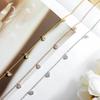 Smyoue Certified Bubble 8 Stone 100% Real Moissanite Necklace Pendant Classic Women's Neck Chain Silver 925 Plated 18K