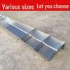 Stainless Steel Piglet Nursery & Fattening Pig Trough - Durable Free-Feeding & Drinking Trough