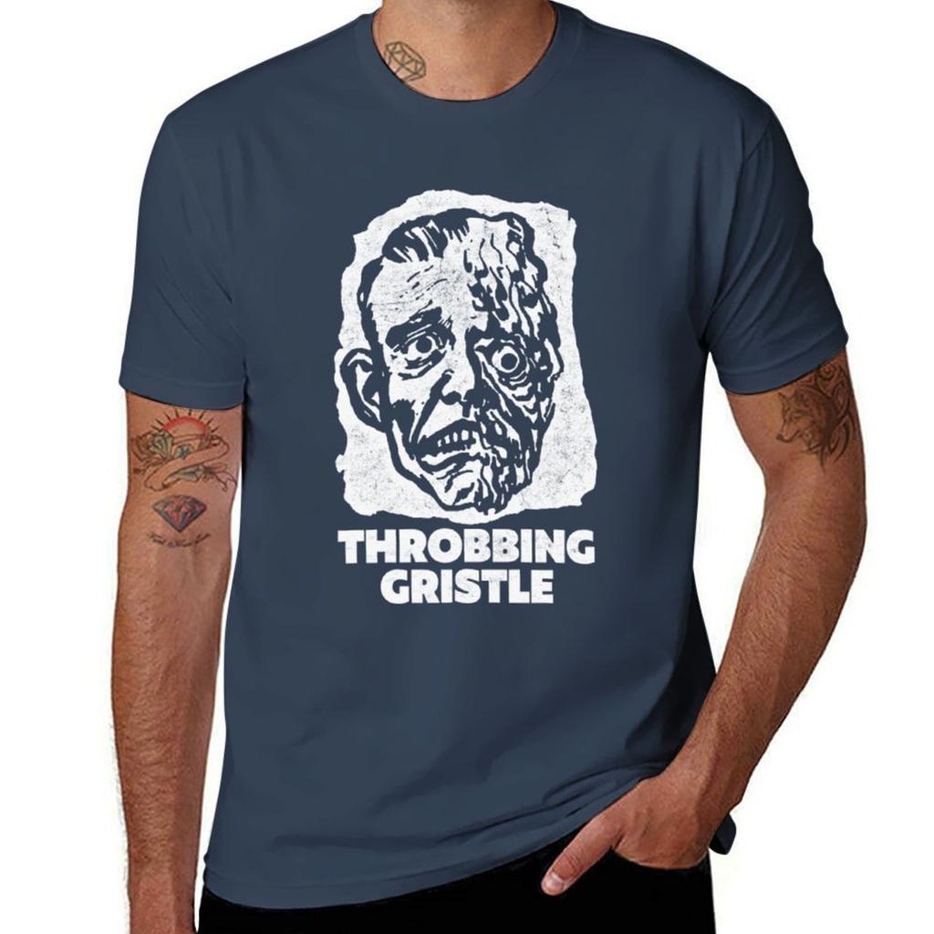 Throbbing Gristle T-Shirt Funny T Shirts Man Man T Shirts Cotton T-Shirt