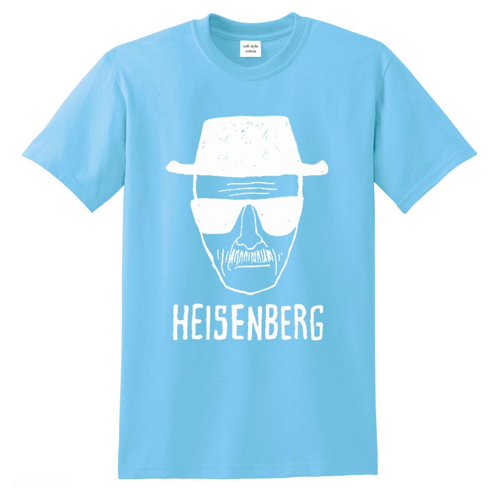 Cool Men Tshirt Breaking Bad Clothes Top Quality 100 Cotton Loose Heisenberg Printed T Shirt Casual Mens Tshirt