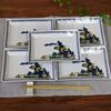 Set Farfurii Mici Elegante Kutani Ware cu Peisaj Fabricat în Japonia (5 bucăți) Design,