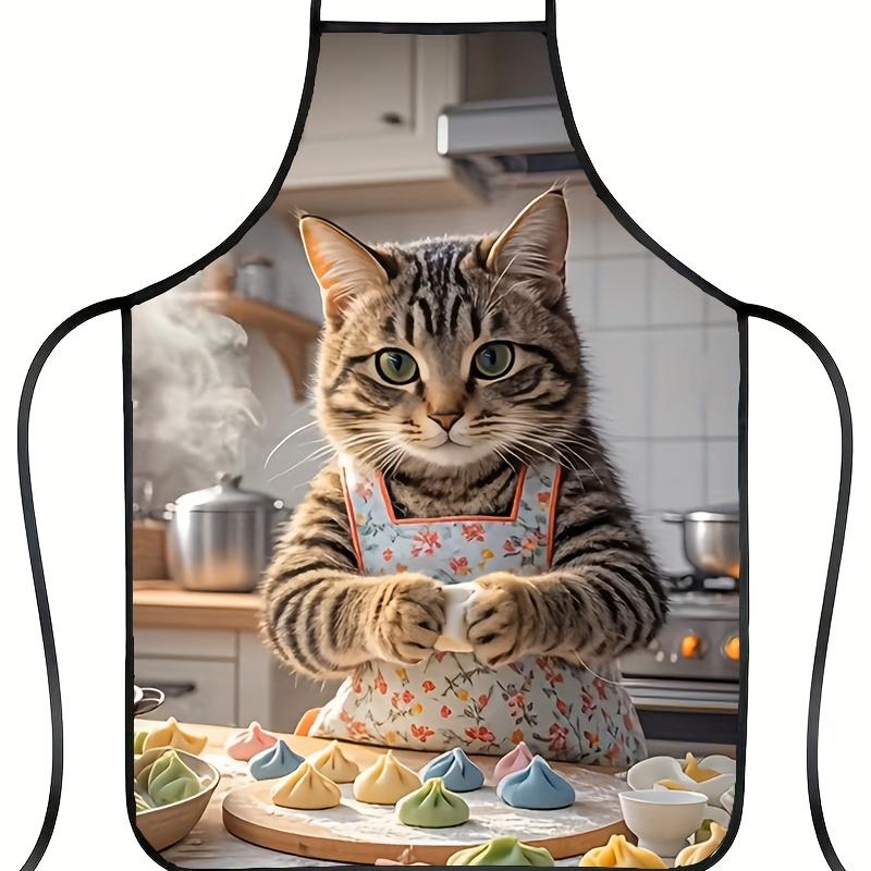 

Adorable Cat Chef Apron in Various Sizes, Perfect for Kitchen Cooking and Baking, Ideal Gift for Pet Lovers 38X47cm