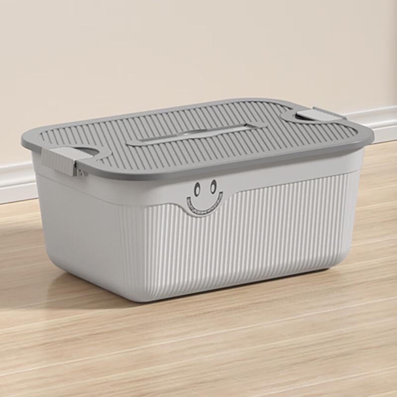 Guan Zhuo Jia Extra Große Aufbewahrungsbox aus Kunststoff mit Deckel
