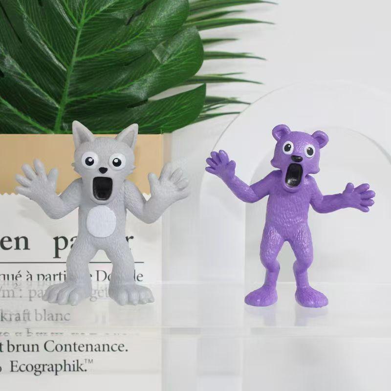 99 Nights in The Forest Figures Figures Figurine Owl Goat Wolf Deer 99 Nights in The Forest Figurine Plastic Toy Gift