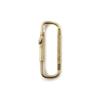 Candy Design Works KENDRICK Brass/Chrome Keyring Carabiner Hand Made Japan