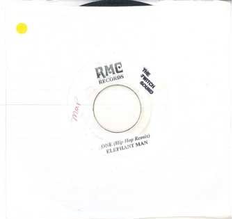 

7inch Record ELEPHANT MAN - One (Hip Hop Remix) NONE RMC Jamaica Reggae, Ska & Dub Used