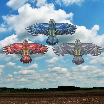 Kids 1.2M Flat Eagle Kite 100M Kite Line Children Flying Bird Kites Outdoor Toy