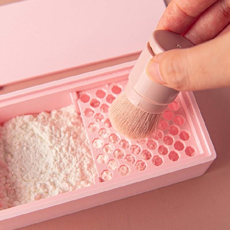 Anti Spill Corn Starch Box With Detachable Grid And Brush Mess Free Craft Tool For Jewelry Making Supplies
