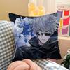J-Jujutsu K-Kaisen G-Gojo Anime Maple Design Cushion Cover Happy Autumn Harvest decor Holiday Decorati Pillow Cover