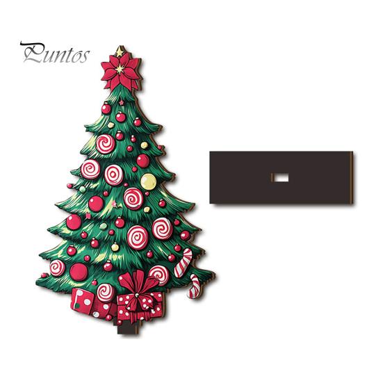 Stable Base Christmas Decor 2D Wooden Tabletop Ornaments, Xmas Tree Santa Lightweight Trees Snowman Sign with Stand, Holiday Party Decorations Favors