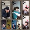 B-Byeon Woo Seok Model Phone Case For Apple iPhone 15,14,13,12,11,Pro,X,XS,Max,XR,Plus,Mini Soft Black Cover