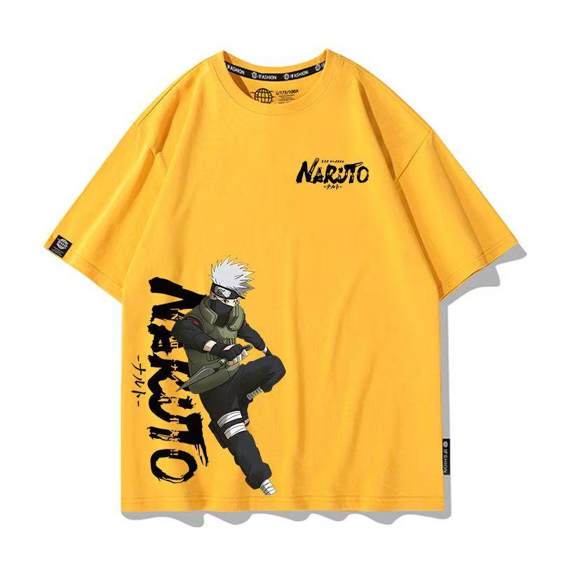 Men's Naruto Anime Graphic T-Shirt, Sasuke Uchiha & Pain Akatsuki Oversized , Summer Loose Fit Casual Streetwear for Boys&Girls