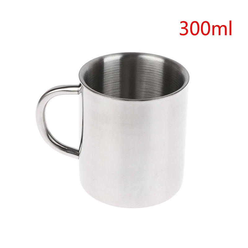 Travel Tumbler Jug Children's Milk Tea Cups Office Water Mug Double Wall 304 Stainless Steel Coffee Mug Without Lid Portable Cup