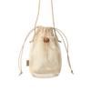 Shoulder Pouch Mesh Collection Milk Tea MSH-PO21-BE