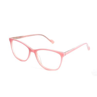 RSINC Women's Cat Eye Light Weight Spectacle Frame Eyeglasses (Pink, Size: 50mmX17mmX143) PINK CAT EYE A1