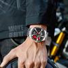 LIGE Unique Design Quartz Man Watch Creative Stainless Belt Casual Sport Waterproof Luminous Rotating Wheel Dial Watches for Men