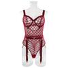 Hot Selling Erotic Large Mesh Underwire Lingerie Bodysuit - Comfortable, Slimming Design for Women