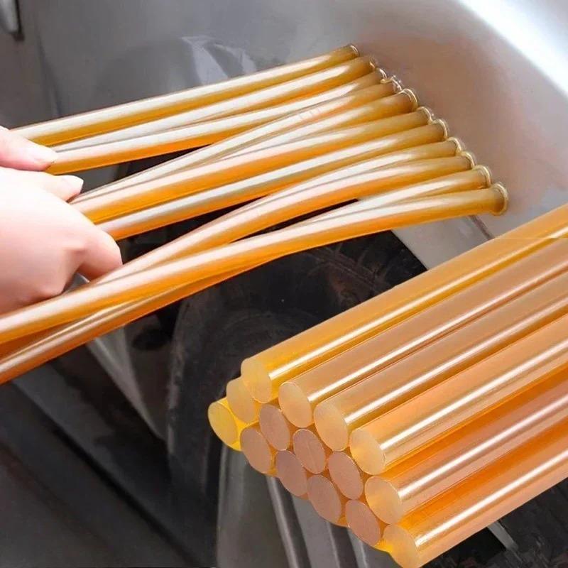 Car Hot Melt Glue Sticks Body Dent Repair Strong Adhesion Puller Tools Black Hot Melt Glue Stick Paintless Removal Repair Strips