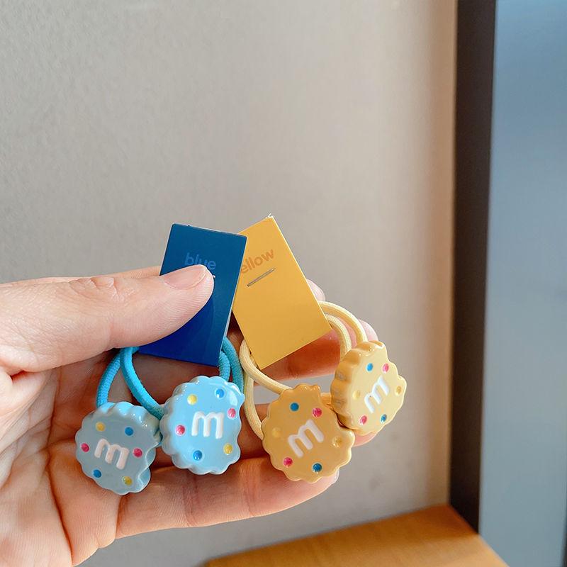 Children's Cute Candy Biscuit Elastic Hair Ties - Baby Hair Accessories