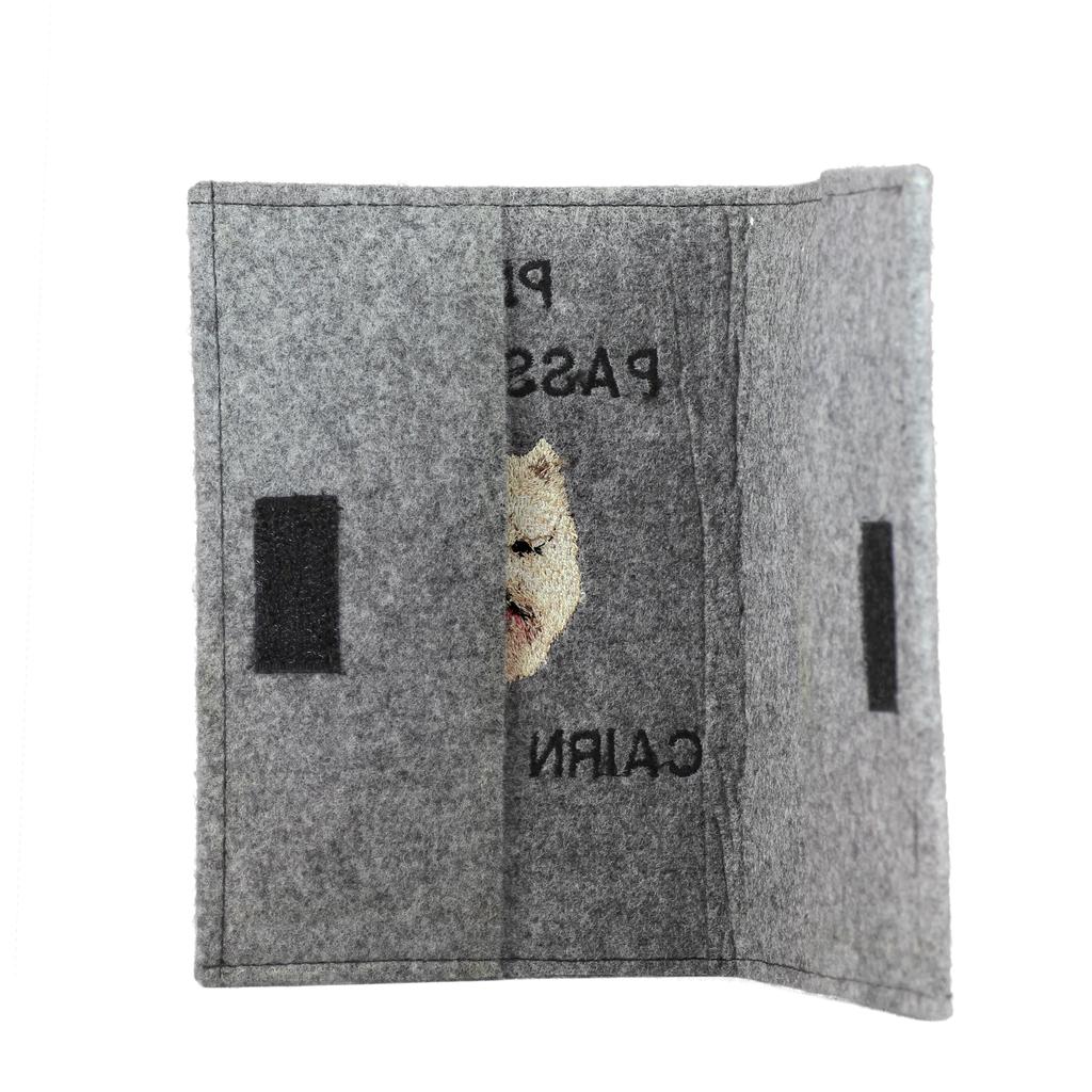 Cairn Terrier - Portofel pentru pașaport canin, portdocumente, cadou pentru călător de la marca Art-Dog