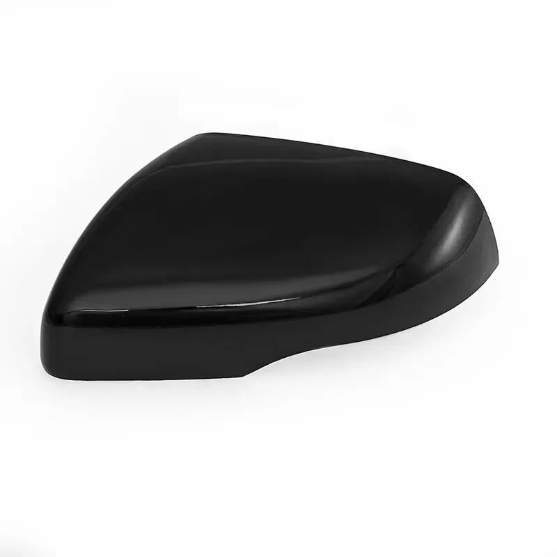 

For Ford Edge 2015- Car Replacement Rearview Side Mirror Cover Wing Cap Exterior Door Rear View Case Trim Black White ABS 1x Black Left