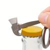 1pc Multifunctional Mini Portable Bottle Opener with Key Ring , Durable Metal EDC Tool for Camping, Hiking & Outdoor Adventures, Compact