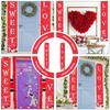 Wedding Signs Valentine's Day Curtain Home Decor Cloth Couplet Creative Door Pendant