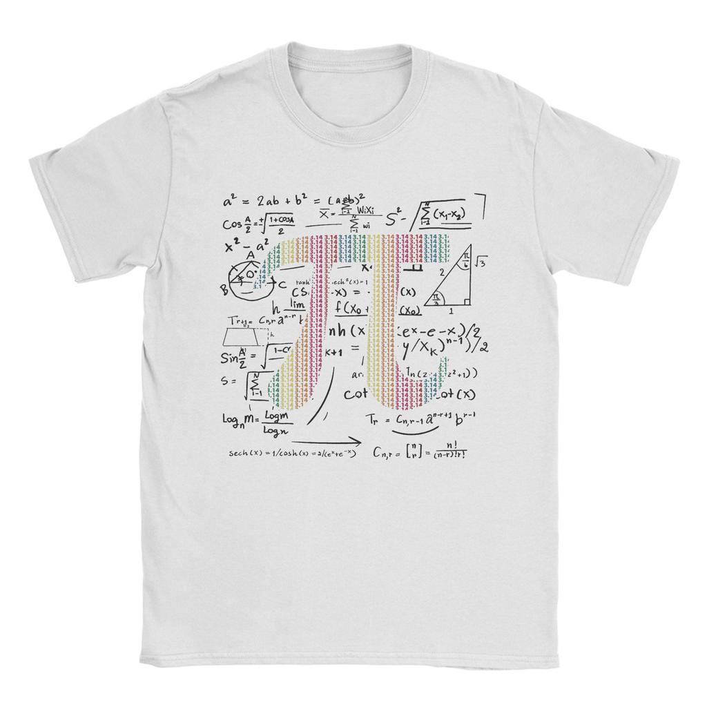 Nadměrné tričko Tabule Matematické argumenty Pí Matematika 100% bavlna Trička Nové tričko pro muže Léto Y2K Základní oblečení