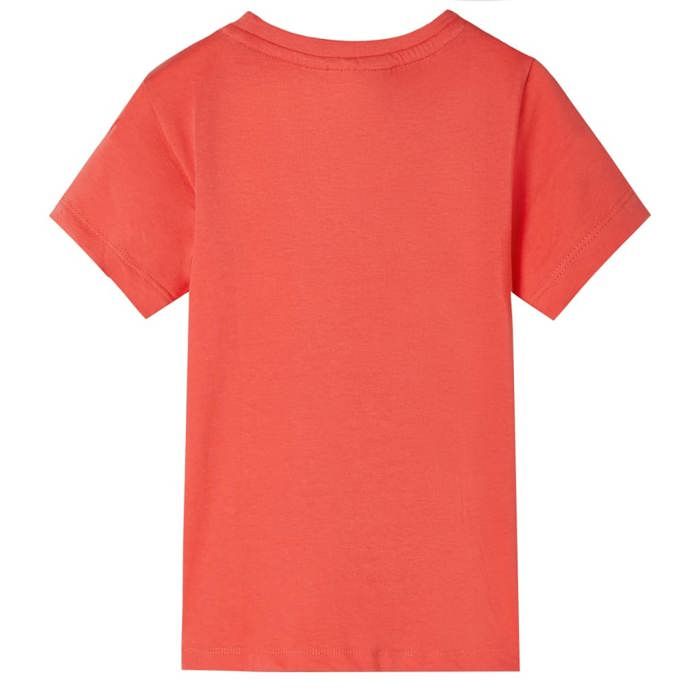 T-shirt enfants à manches courtes rouge clair 92/104/116/128/140