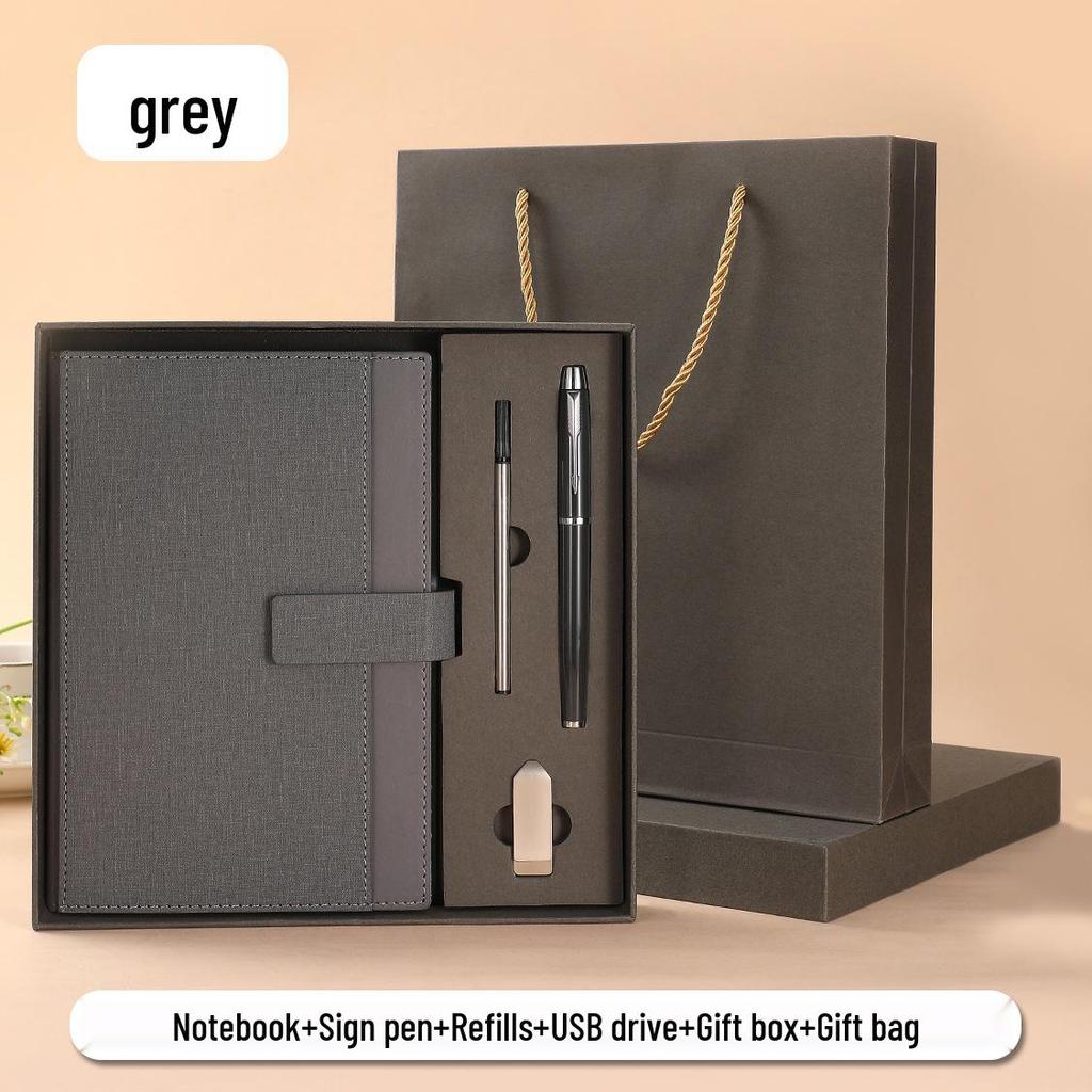 Custom Printed Business Notebook Gift Set for Office Meetings & Corporate Events