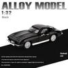 1:32 Corvette Vintage Classic Car Four-Wheel Shock Absorption Simulation Alloy Car Model Vehicle Collectible Ornament Boys Gifts