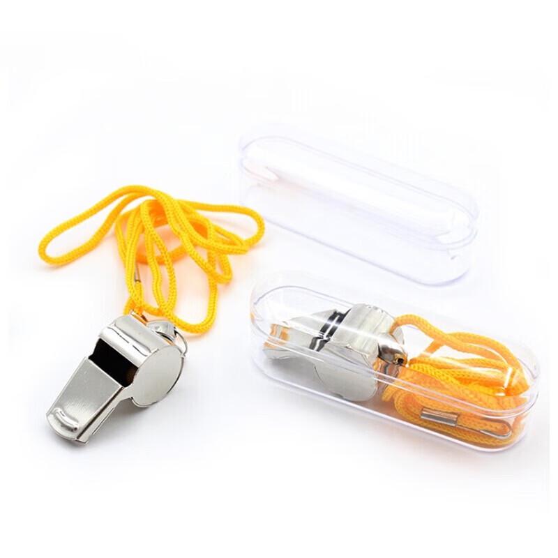 Stainless Steel Portable Whistle 10-Pack