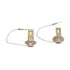 H3 LED Scheinwerferlampen Universal Superhell Plug and Play 6000K 2500 lm Auto LED Scheinwerferlampen