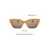 Fendi Logo Acetate Irregular Frame Sunglasses Women sunglasses Yellow FE40119I39E