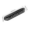 Car Temporary Parking Number Plate Aluminum Alloy Dashboard Hidden Phone Number Sign