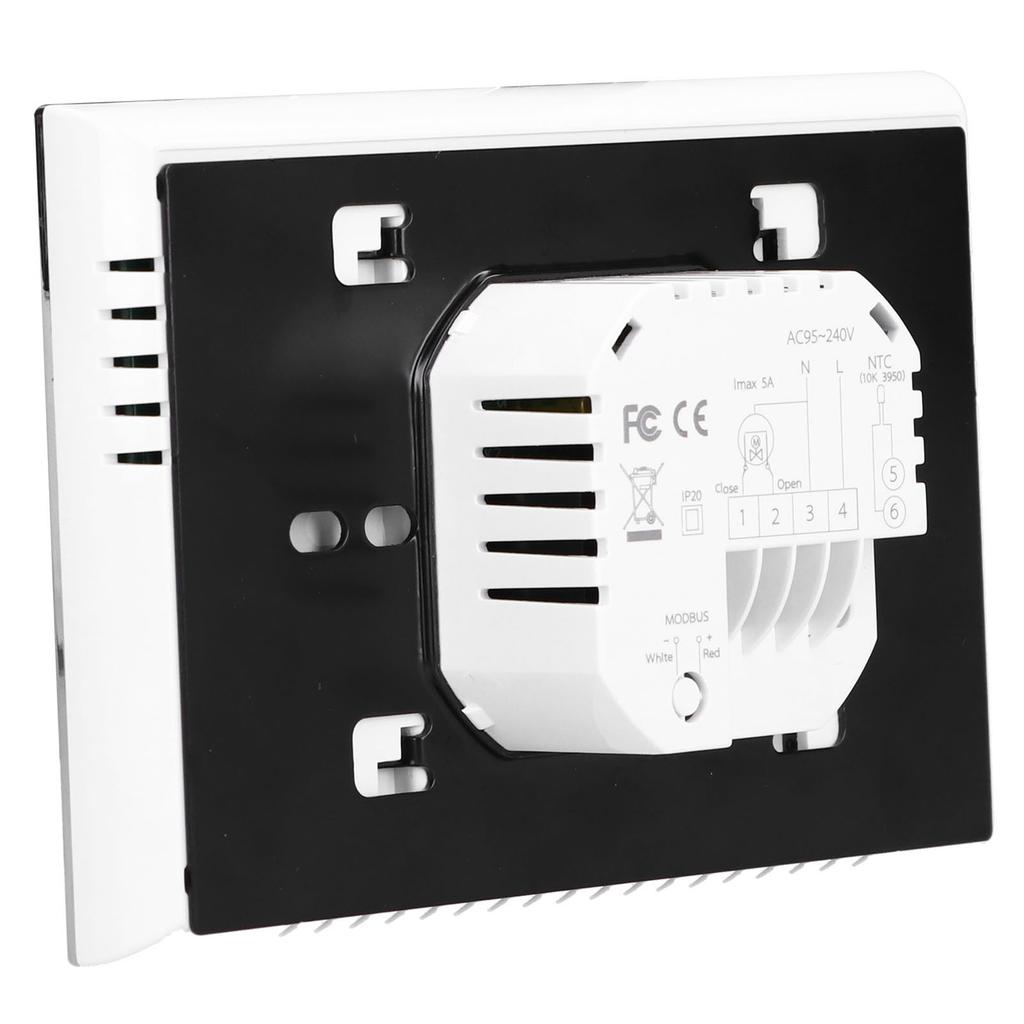 Intelligent Thermostat with LCD Temperature Controller for Home Water Heating AC95240V(BHT8000GABlack )