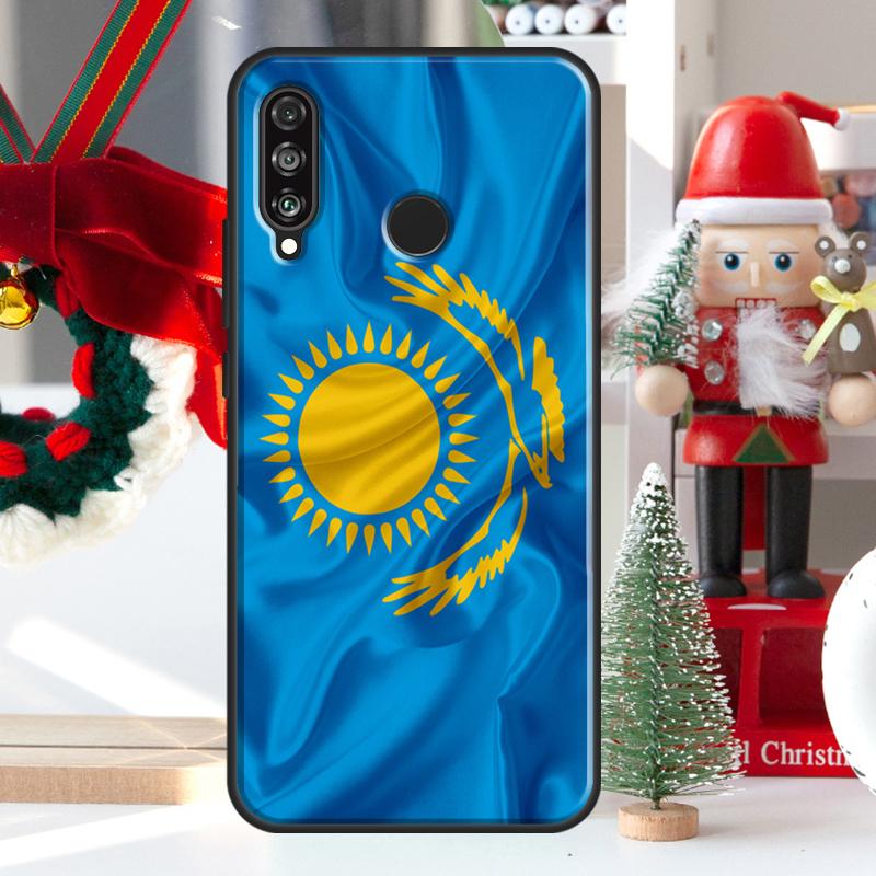 Kazakhstan Flag For Huawei Nova 5T 9 10 SE 7i 8i 11i 12i Y73 Y72 Y61 Y91 Y60 Y70 Y90 P20 P40 P30 Lite Case