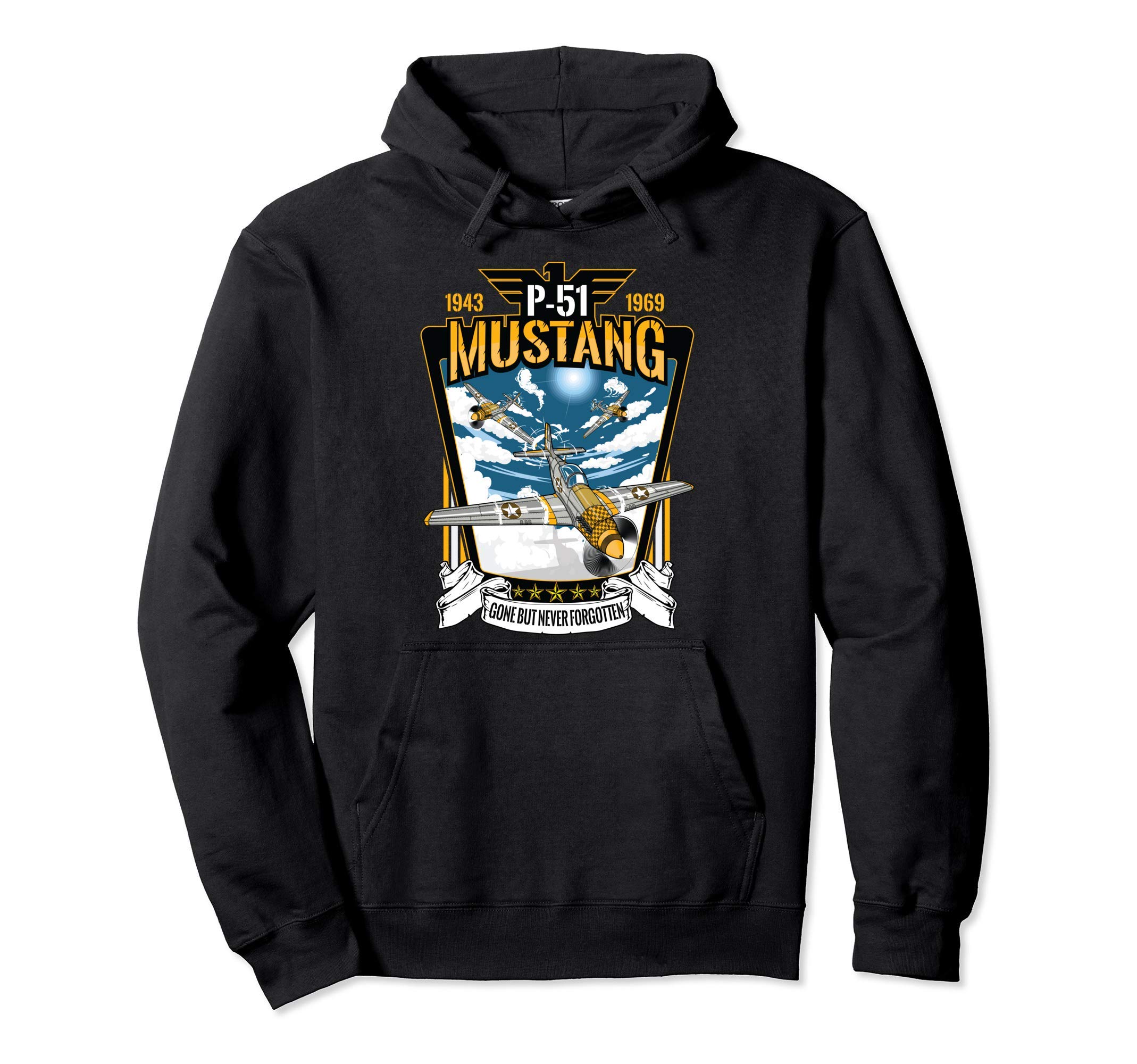 

WWII P-51 Mustang Fighter Gift Hoodie