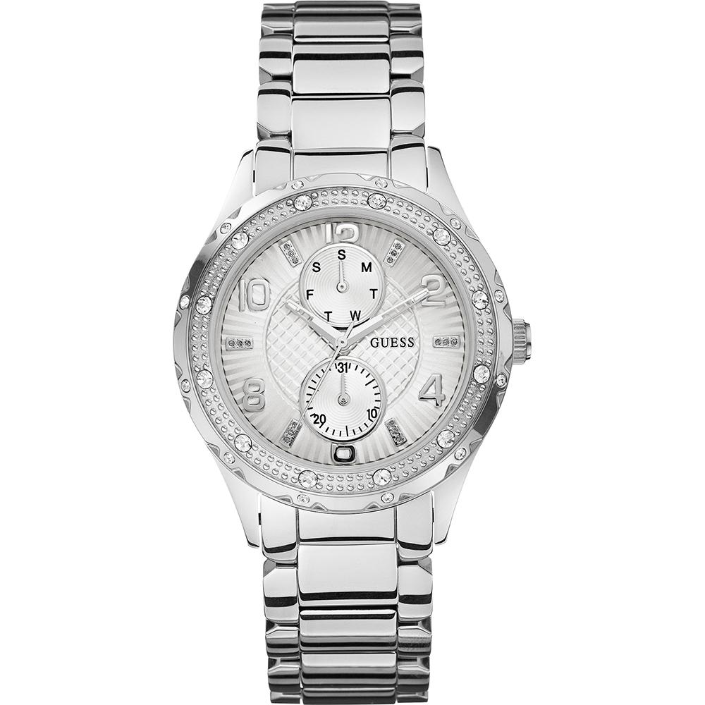 GUESS Siren White Stainless Steel Ladies Quartz W0442L1 белый
