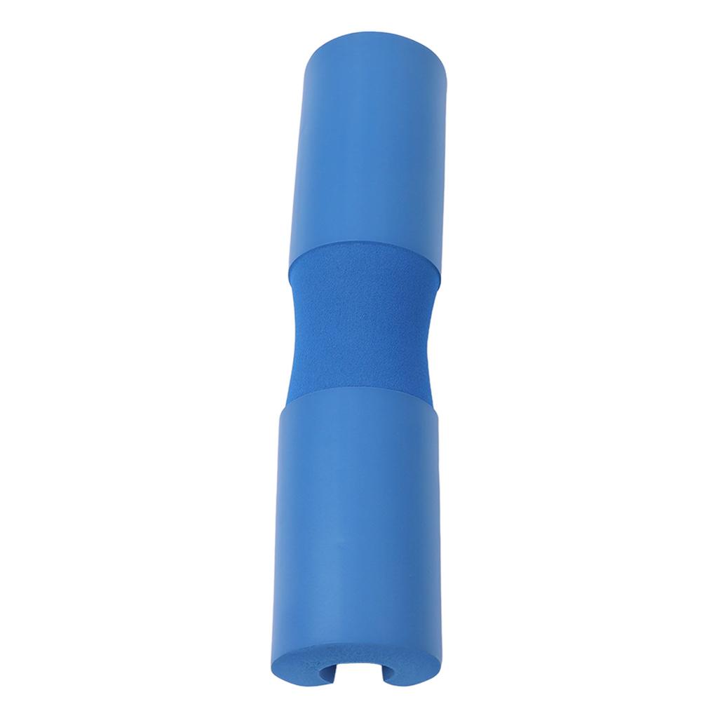 Squat Pad Blue Barbell Pad Thickened Foam Provide Cushion to Neck Shoulder with 2 Strap Squat