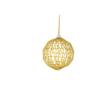 3/6pcs Delicate Christmas Iron Wire Ball Gold Christmas Tree Decoration Pendant Hollow Ball  Office