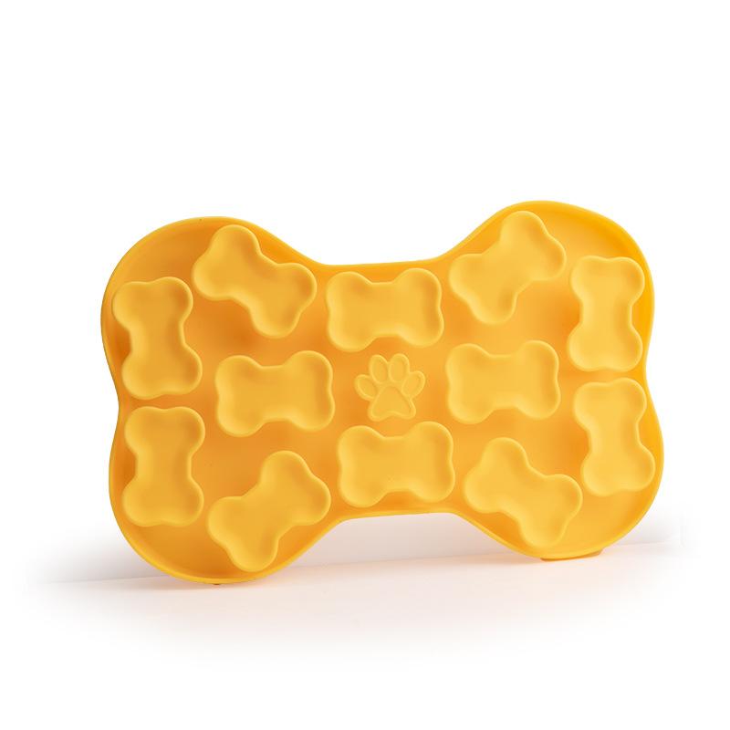 

Silicone Bone-shaped Pet Placemats, Cat and Dog Suction Cups, Anti-slip Pet Slow Food Bowls, Silicone Pet Slow Food Plates