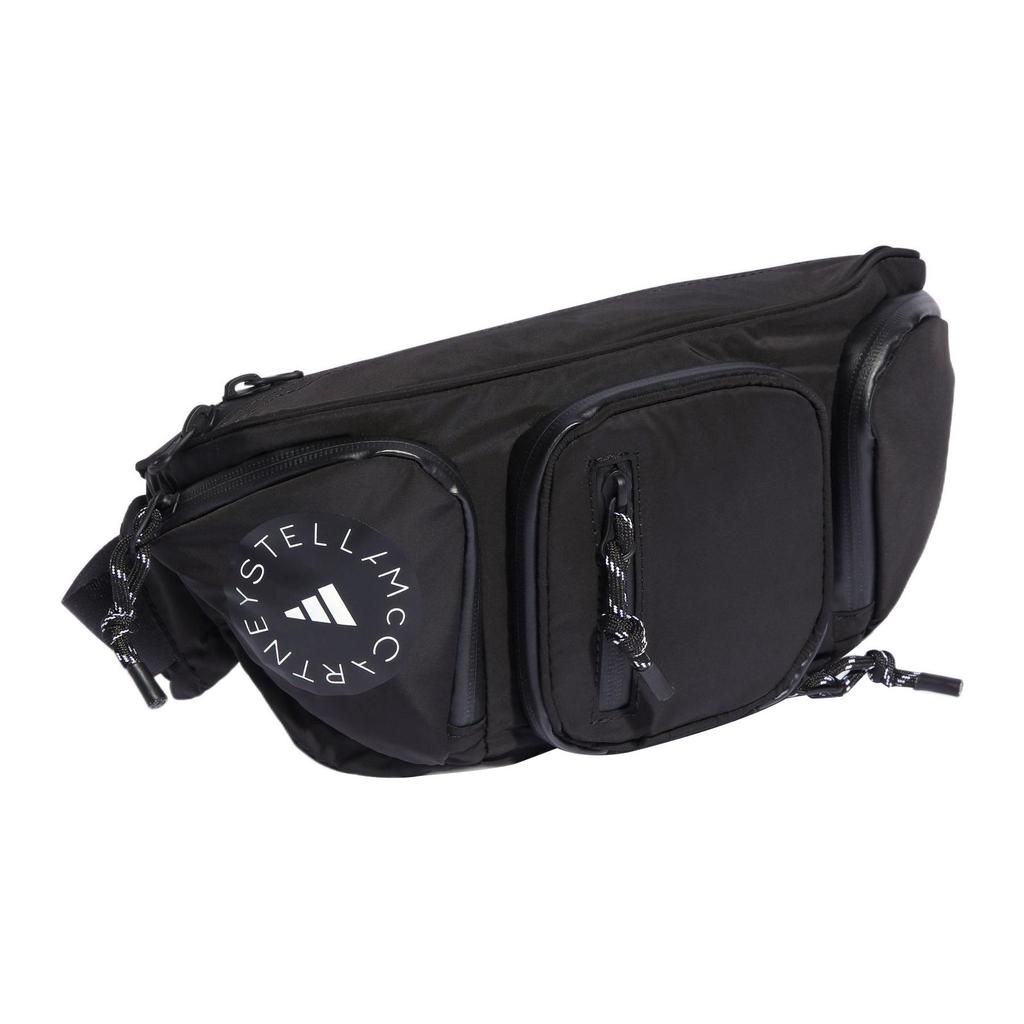 Adidas X Stella McCartney Collaboration Sports Casual Polyester Shoulder Crossbody Waist Bag Women bags Black HS3383