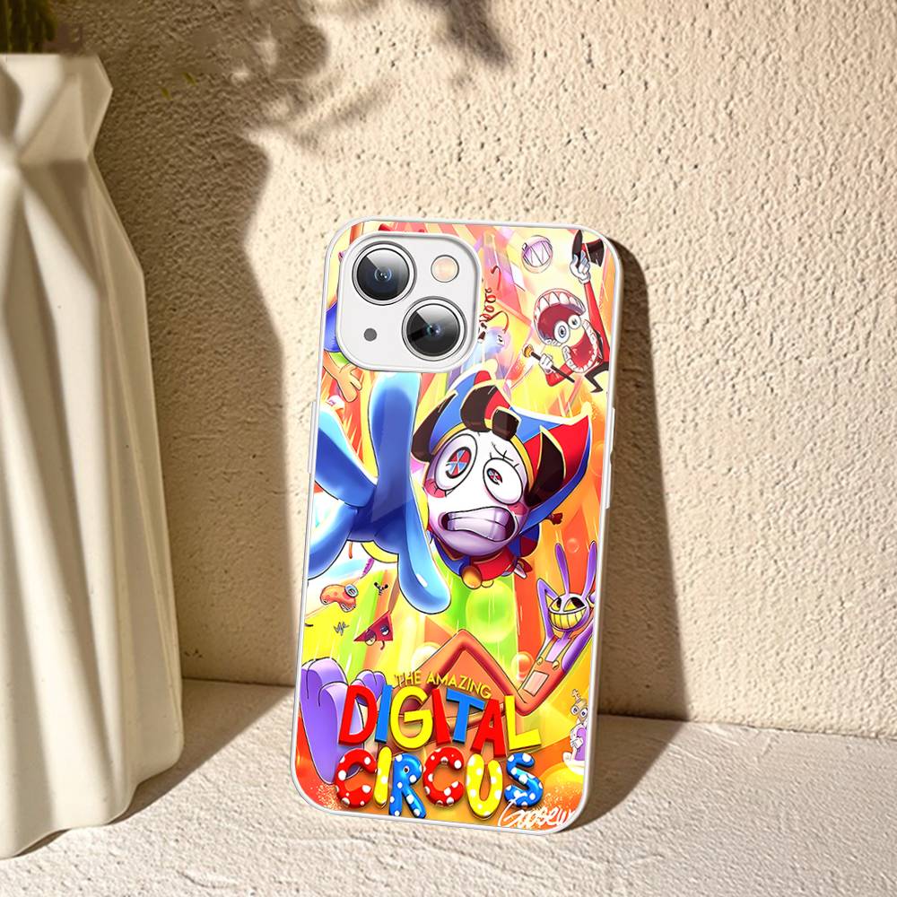 Vtipné A-Amazing D-Digital C-Circus Tvrzené Sklo Pro Iphone 14 13 12 11 Pro Mini XS MAX 14Plus X XS XR Kryt